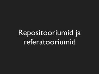 E-õpe ja digitaalsed õppematerjalid