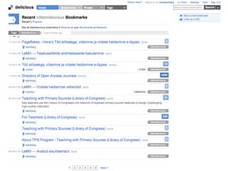 E-õpe ja digitaalsed õppematerjalid