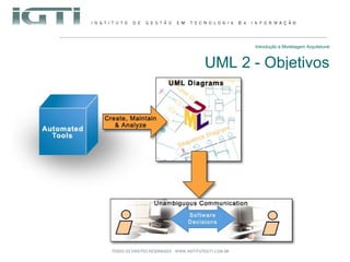 Introdução à Modelagem Arquitetural UML 2 - Objetivos 