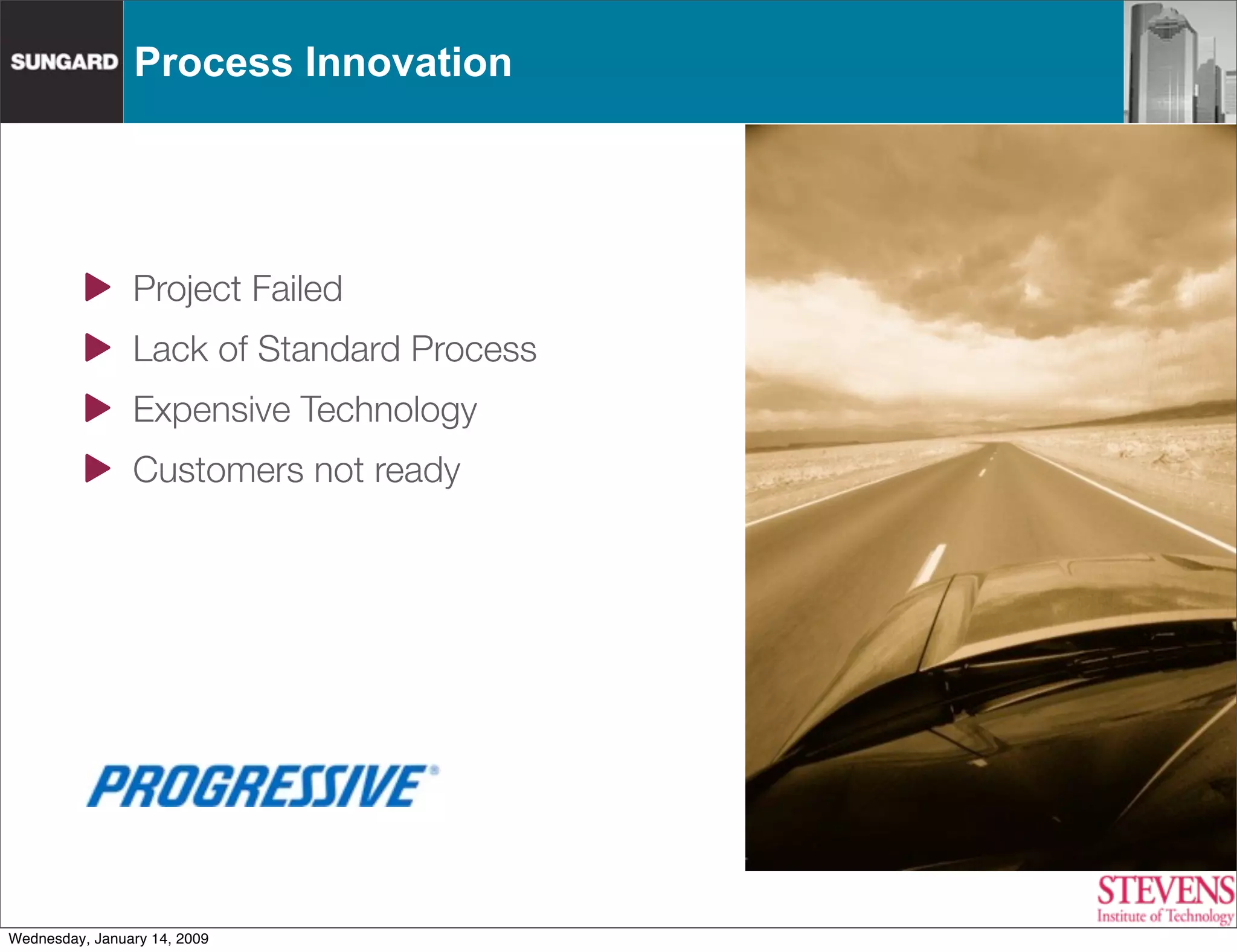 From Process Management to Process Innovation