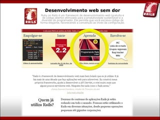 Ruby, Rails e Diversão (Campus Party Brasil 2009)