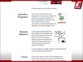 Ruby, Rails e Diversão (Campus Party Brasil 2009)