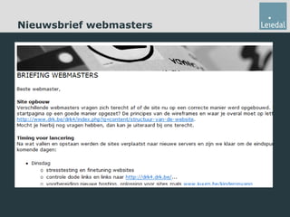 Nieuwsbrief webmasters 