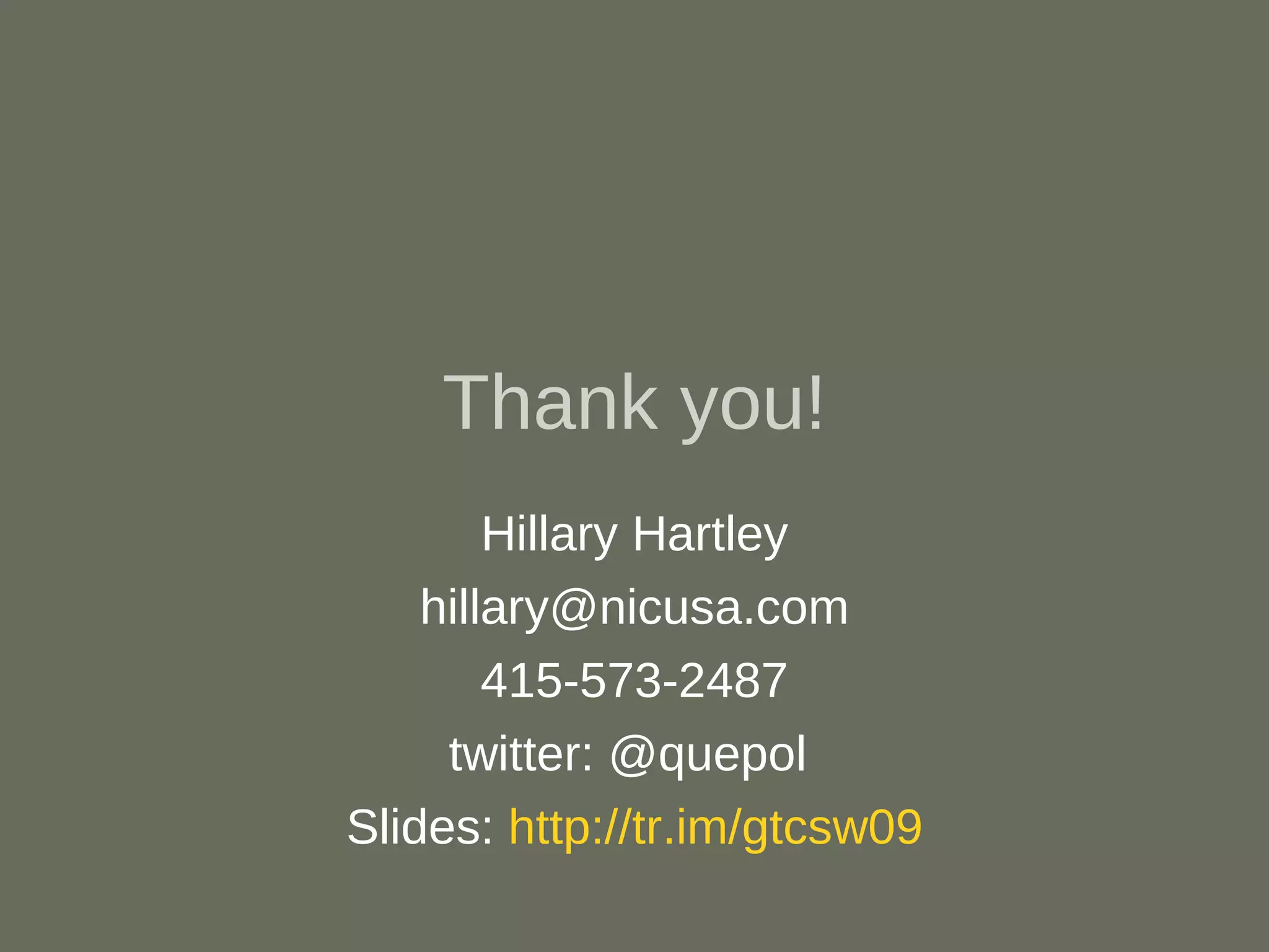 Transformational eGov - GTC SW 2009