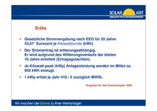 Bürgersolaranlage Klärwerk Asselbrunn