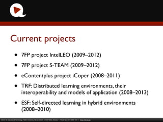 KERG - Knowledge Environments Research Group
