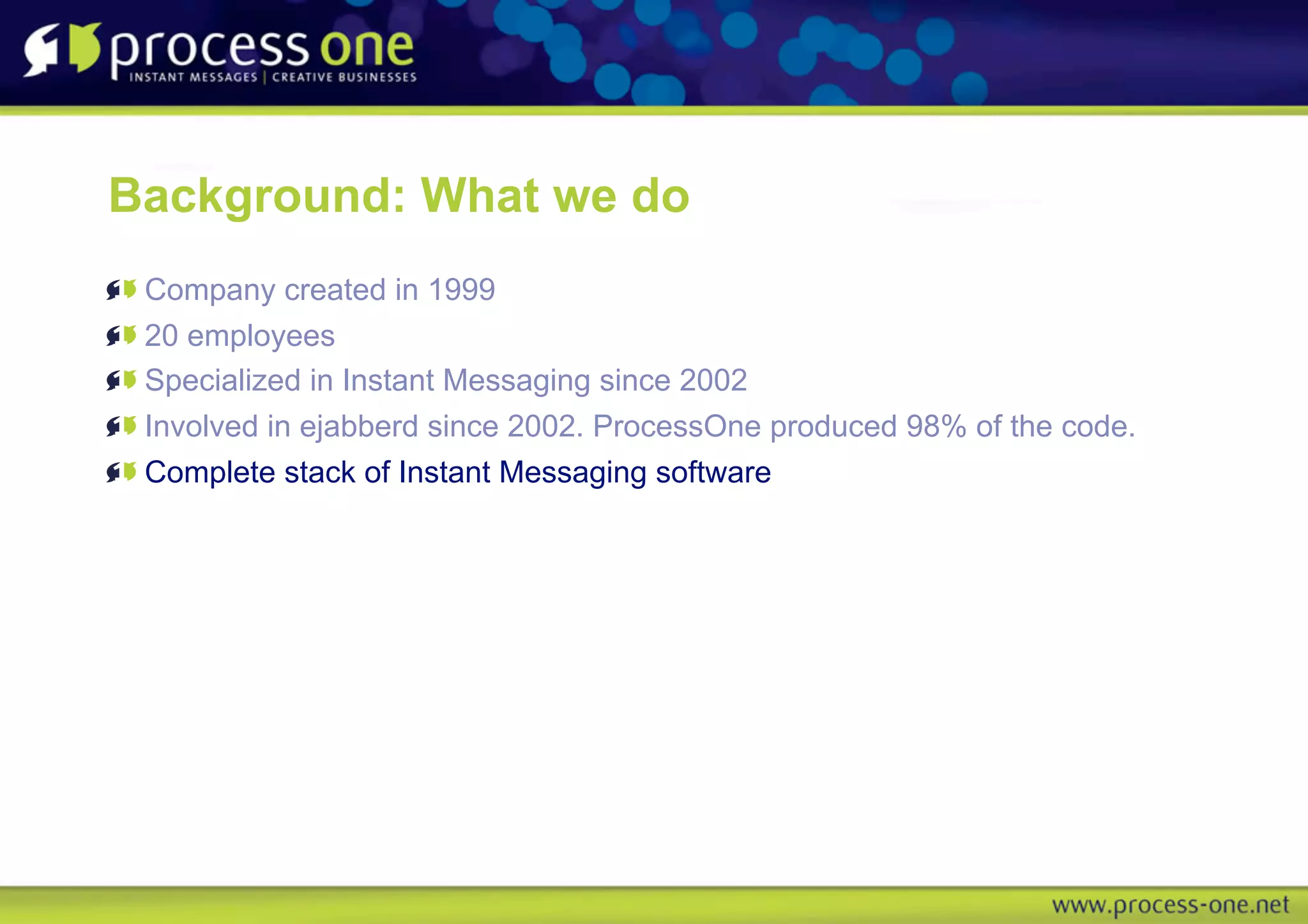 Real life XMPP Instant Messaging