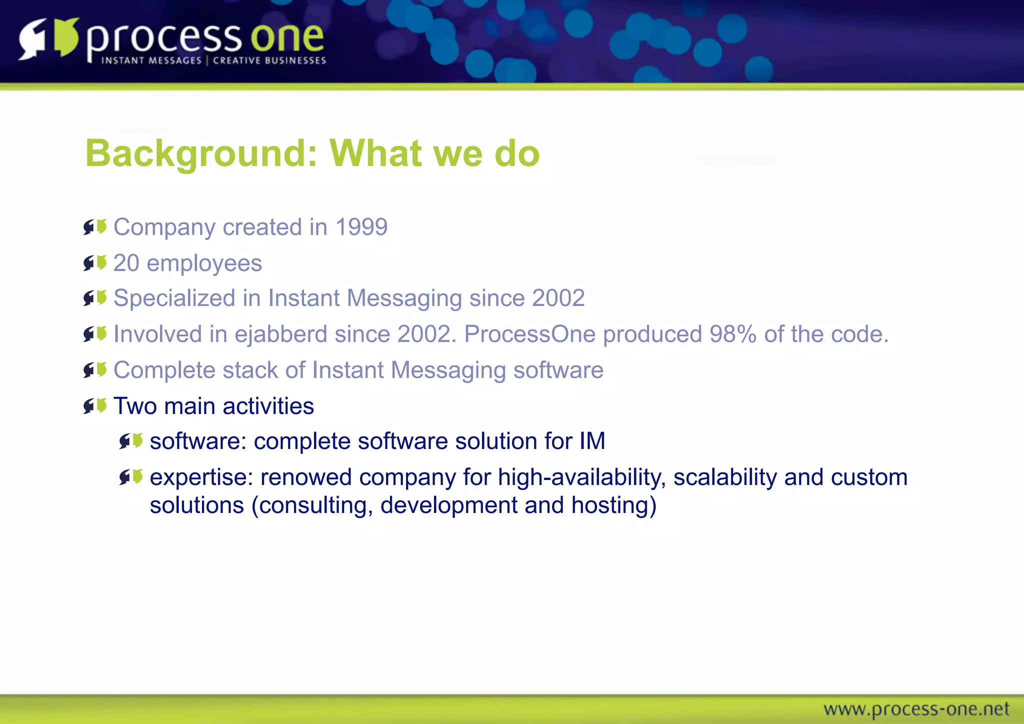 Real life XMPP Instant Messaging