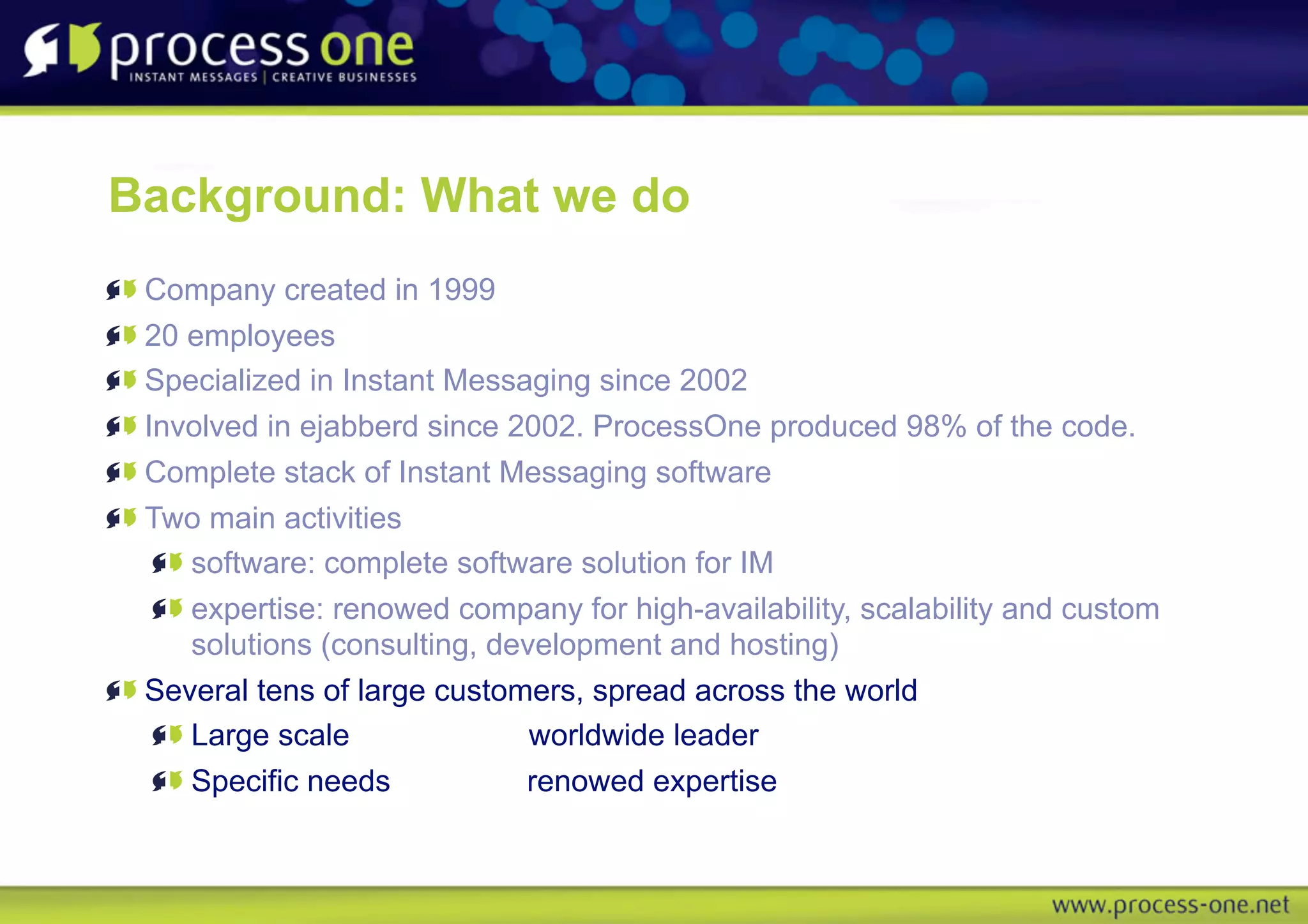 Real life XMPP Instant Messaging