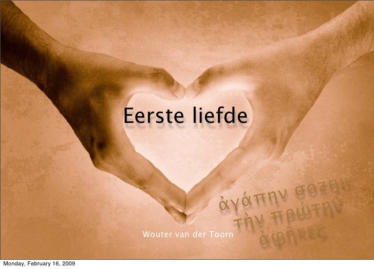 Preek : Eerste Liefde