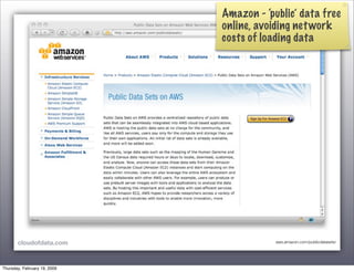 Toward the Data Cloud