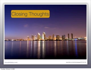 Toward the Data Cloud