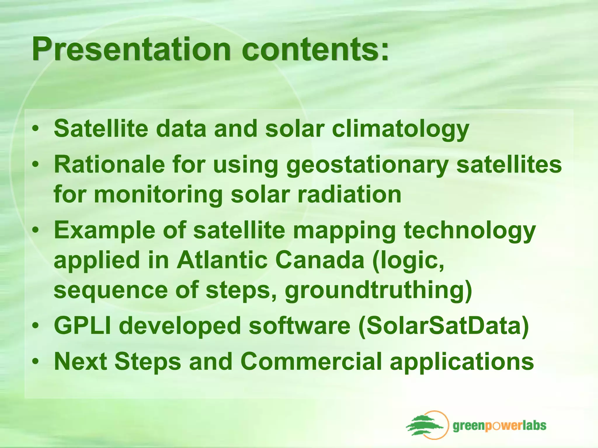 Solar resource monitoring and forecasting using satellite data