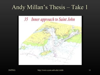 Andy Millan’s Thesis – Take 1 SNPWG http://www.ccom.unh.edu/vislab   