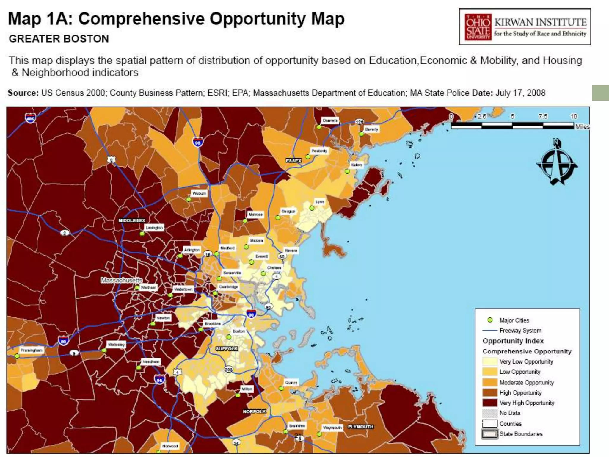 Comprehensive Opportunity Map: Greater Boston
 