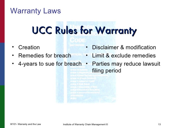 Product Warranty Law