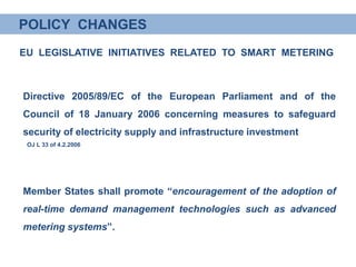 Smart metering in Europe