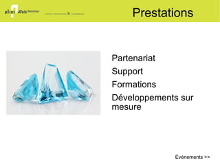 moteur de template (smarty) Fonctionnalités >>