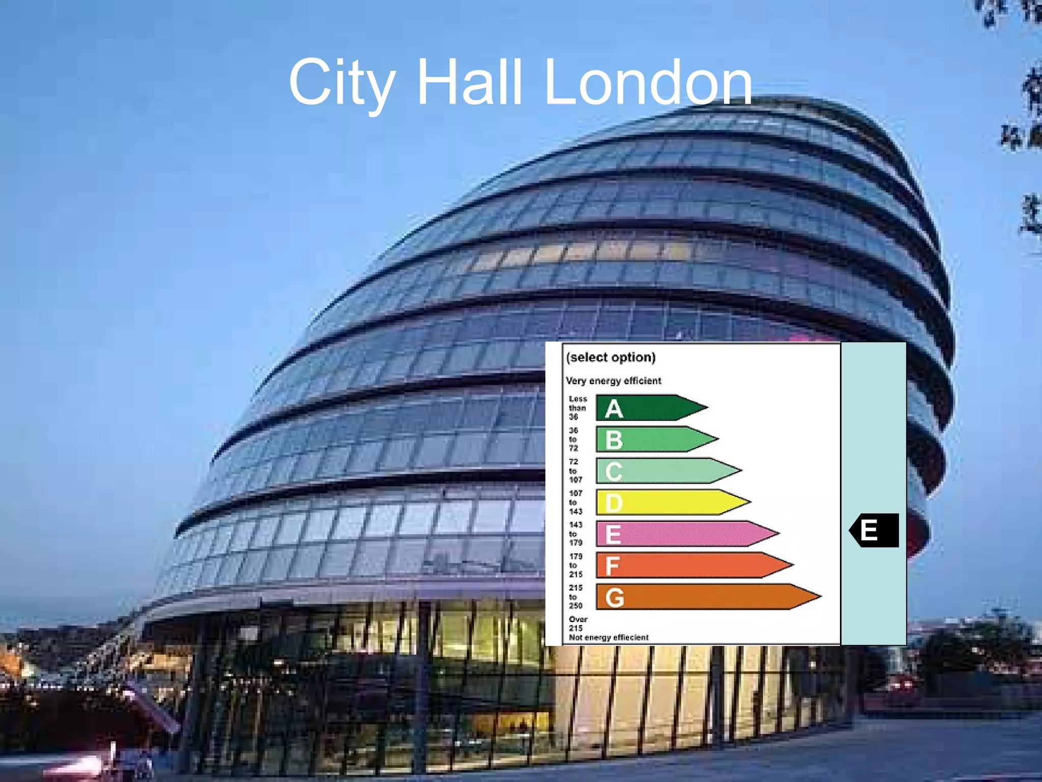 City Hall London E 