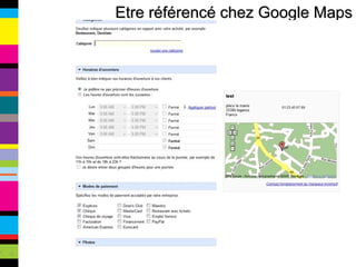 Etre référencé chez Google Maps 
