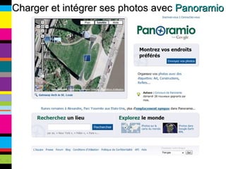 Charger et intégrer ses photos avec  Panoramio 