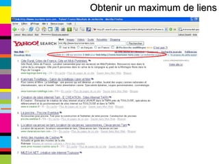 Obtenir un maximum de liens 
