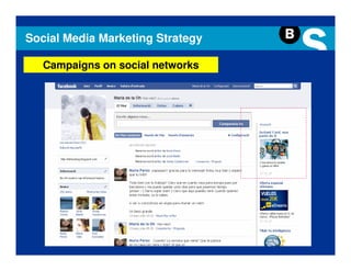 Social Media Marketing Strategy

   Campaigns on social networks
 