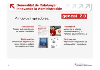 Gencat 2.0 en las 2as Jornadas Catosfera