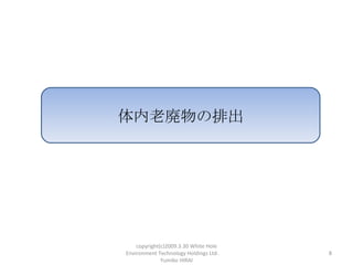 ώų




    copyright(c)2009.3.30 White Hole
Environment Technology Holdings Ltd.    8
              Yumiko HIRAI
 