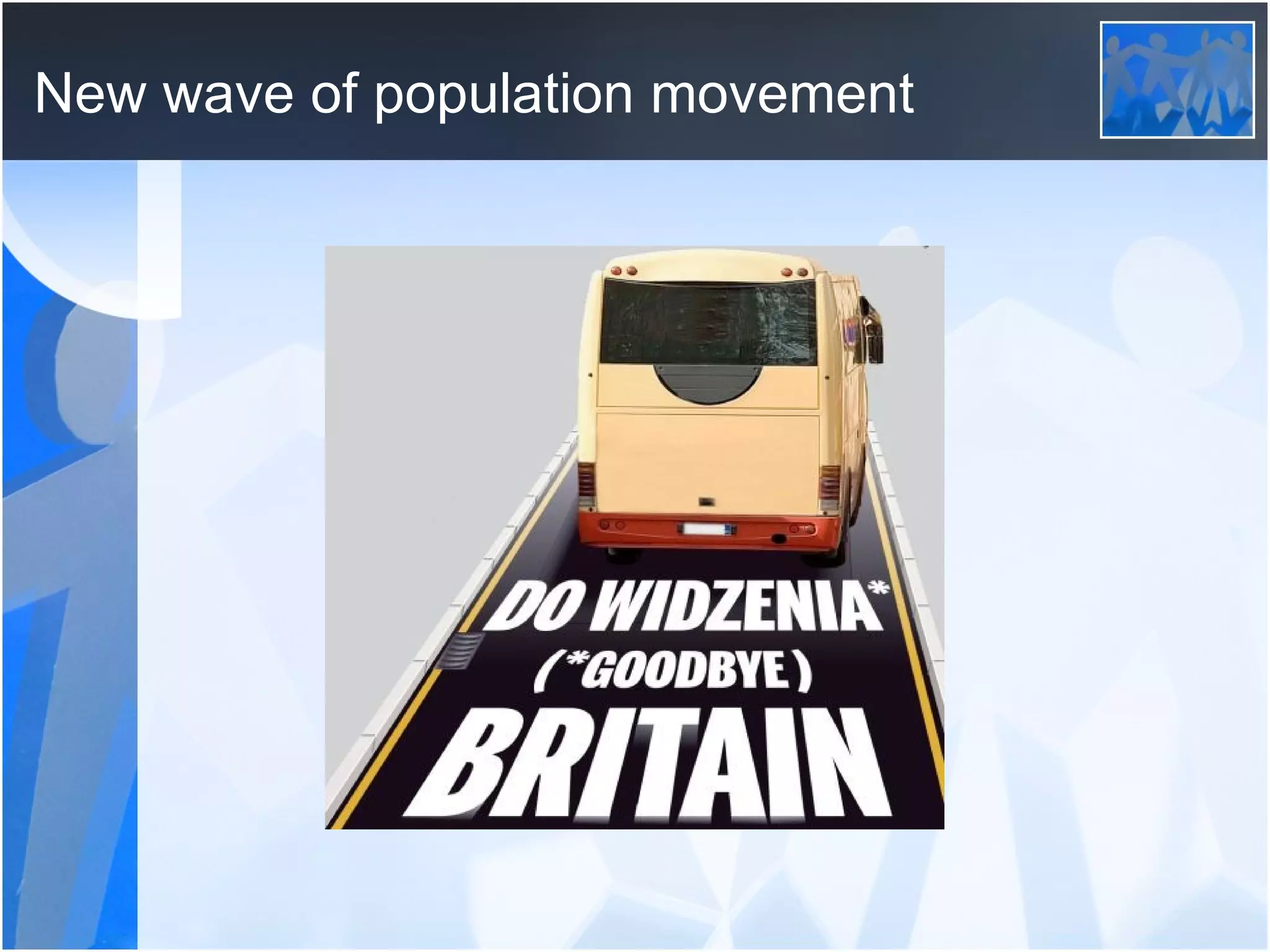 New wave of population movement 