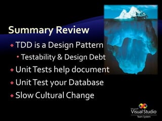 Session #2: Test Driven Development