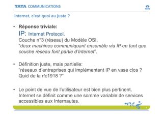 Internet 101 - ESIGETEL Lecture