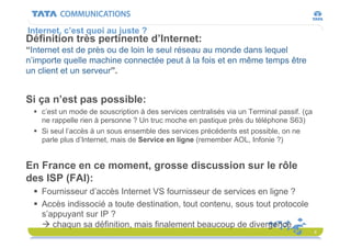 Internet 101 - ESIGETEL Lecture