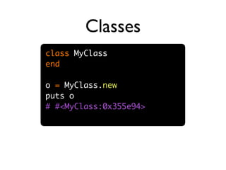Ruby presentasjon på NTNU 22 april 2009