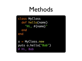 Ruby presentasjon på NTNU 22 april 2009