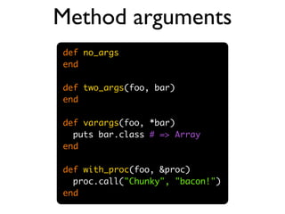 Ruby presentasjon på NTNU 22 april 2009