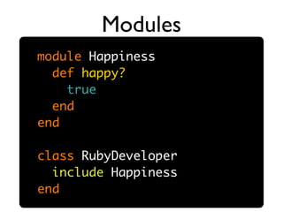 Ruby presentasjon på NTNU 22 april 2009
