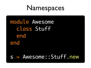 Ruby presentasjon på NTNU 22 april 2009