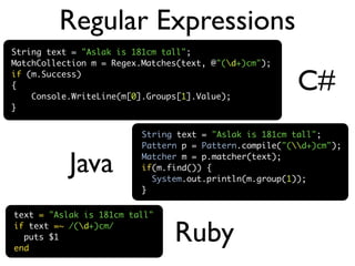 Ruby presentasjon på NTNU 22 april 2009