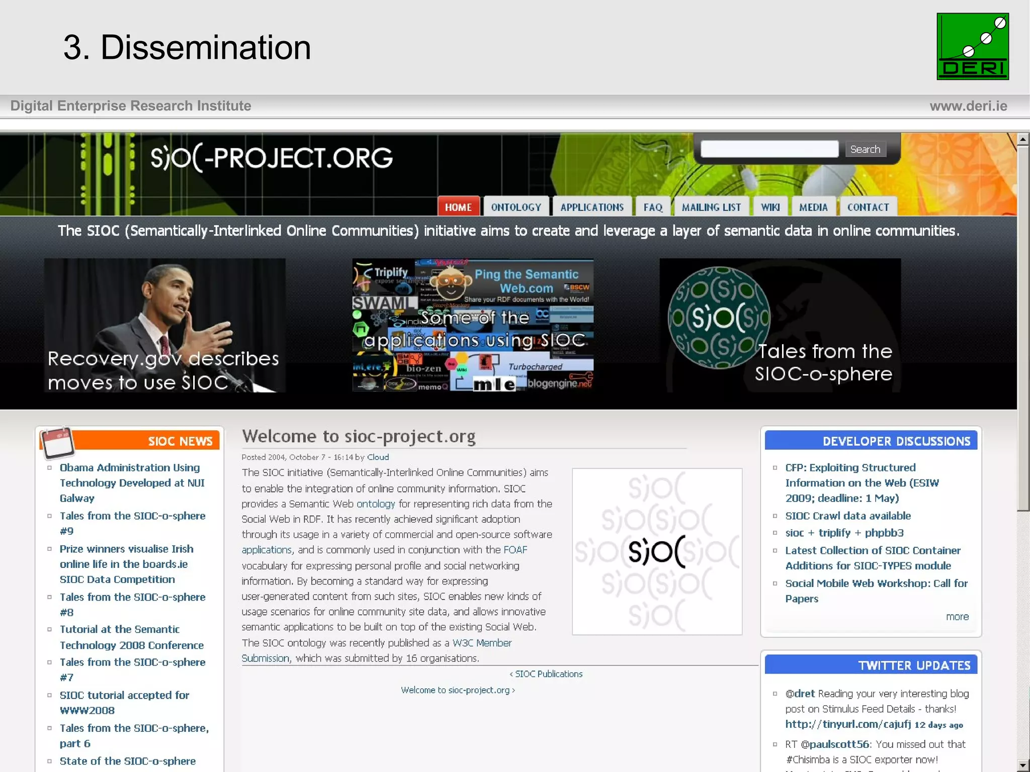 3. Dissemination 