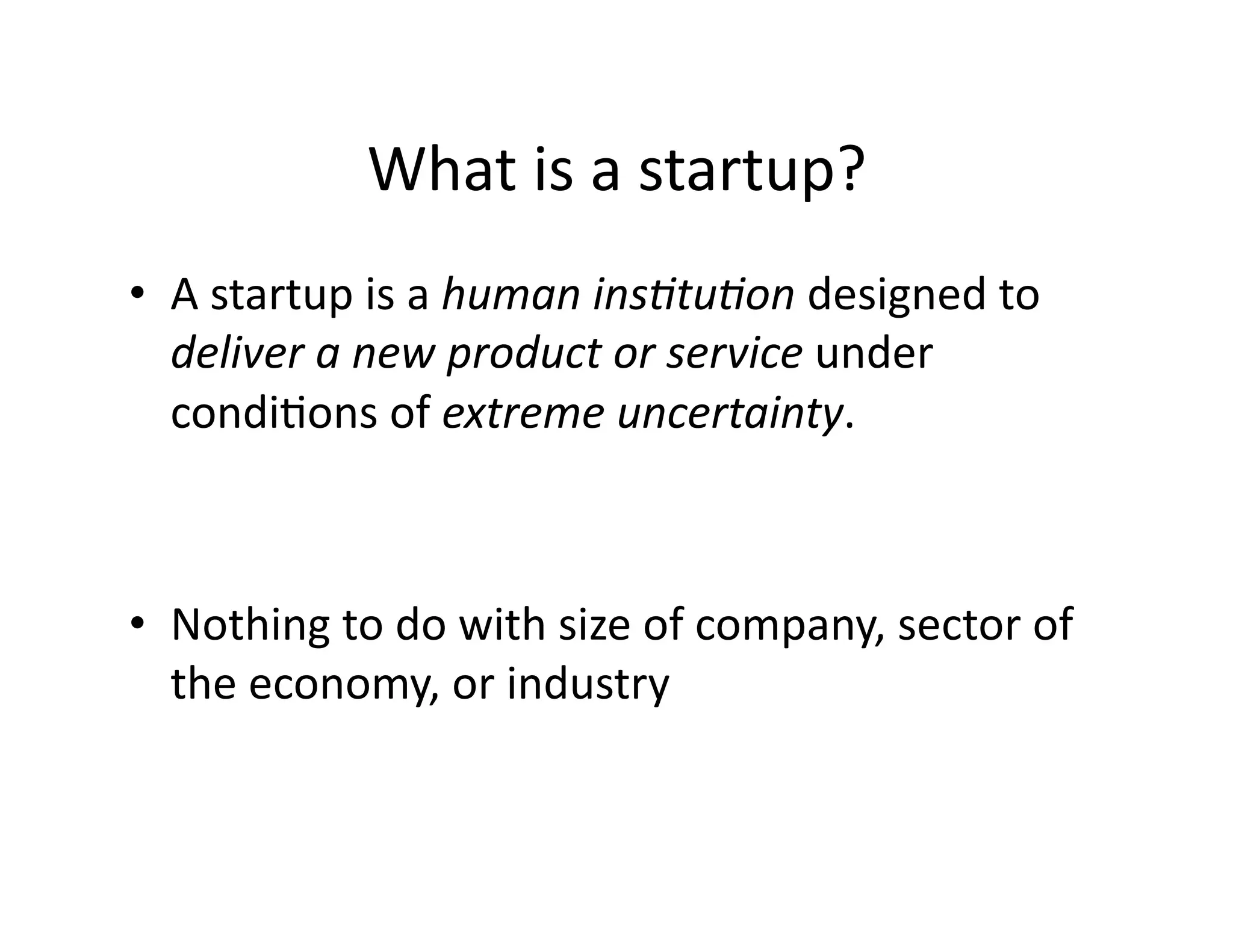 2009 05 01 How To Build A Lean Startup Step By Step