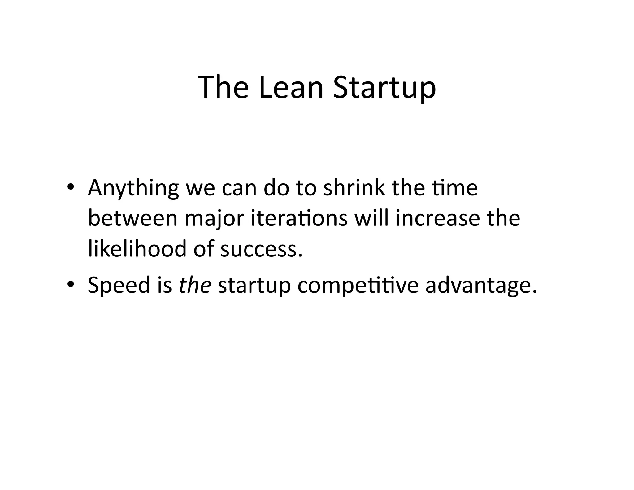 2009 05 01 How To Build A Lean Startup Step By Step