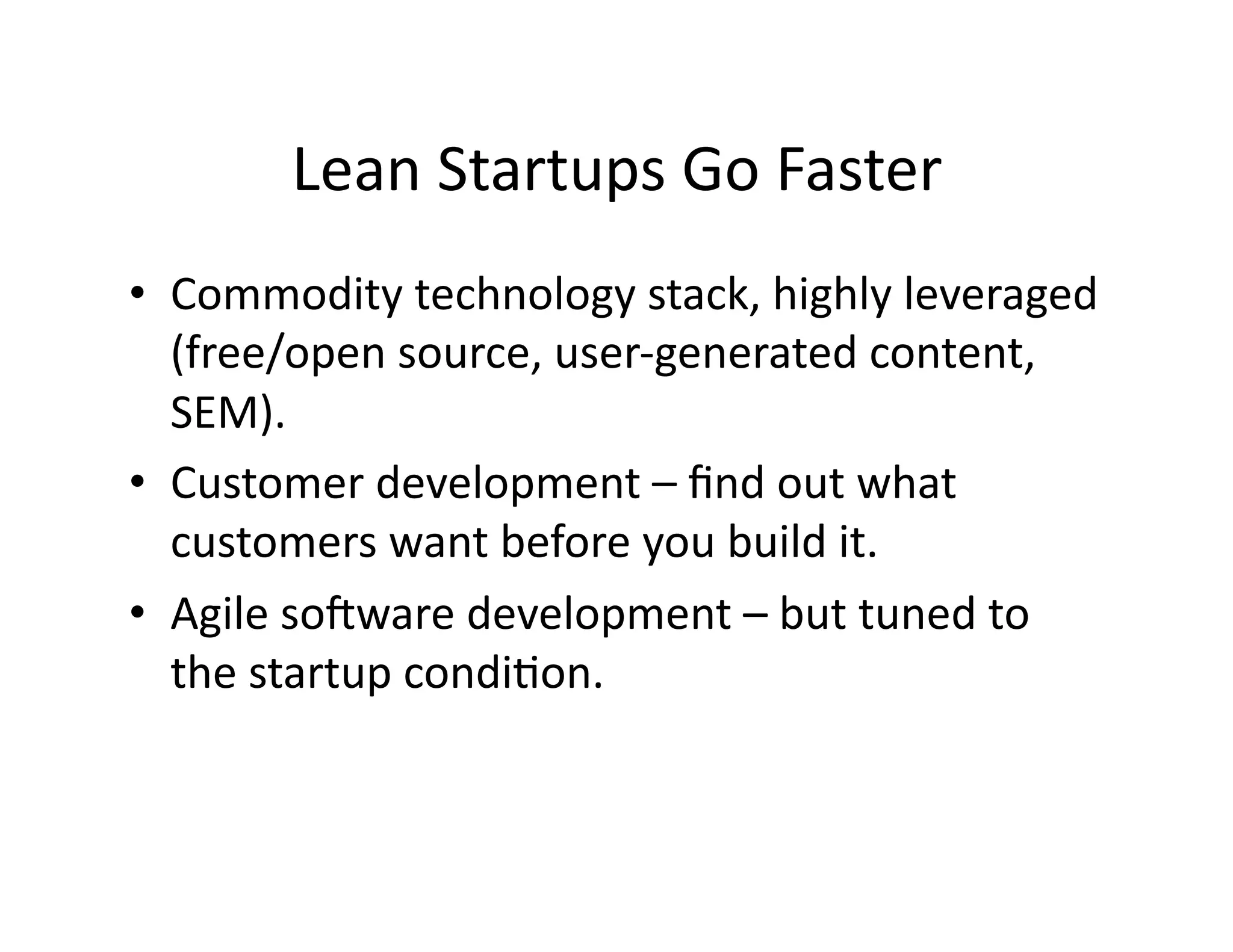2009 05 01 How To Build A Lean Startup Step By Step