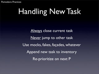 Agile Pomodoro Development