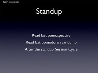 Agile Pomodoro Development