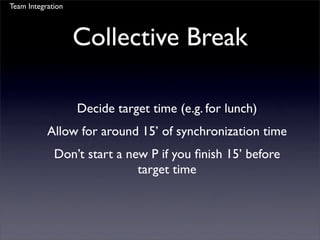 Agile Pomodoro Development