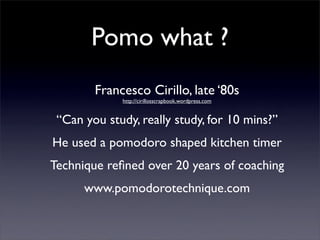 Agile Pomodoro Development