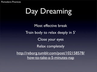 Agile Pomodoro Development