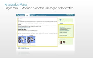 Knowledge Plaza
Pages Wiki – Modifiez le contenu de façon collaborative
 