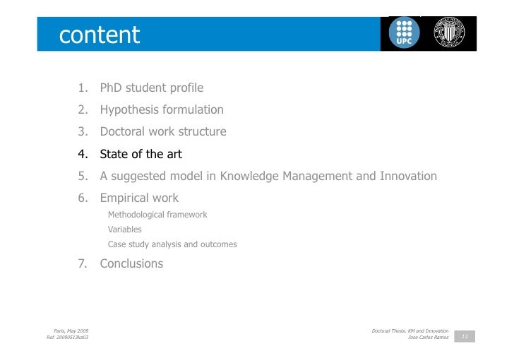 Phd knowledge management thesis